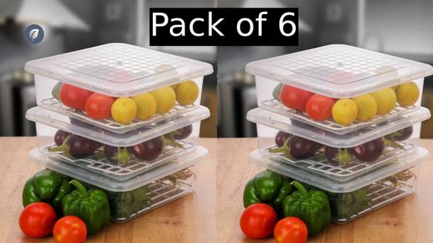 BELLERBIRD MultiPurpose Air Tight Plastic Lid Kitchen Plastic Storage Containers For Fridge  - 2000 प्लास्टिक अंडा डब्बा