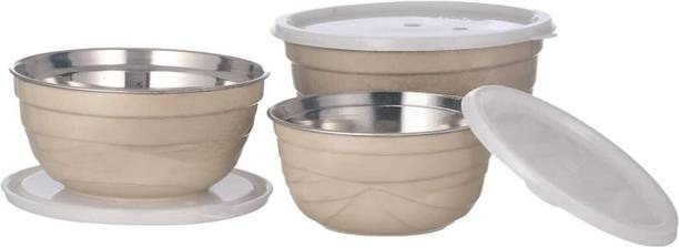 Jensons Steel, Plastic Grocery Container  - 600 ml, 1000 ml, 1400 ml