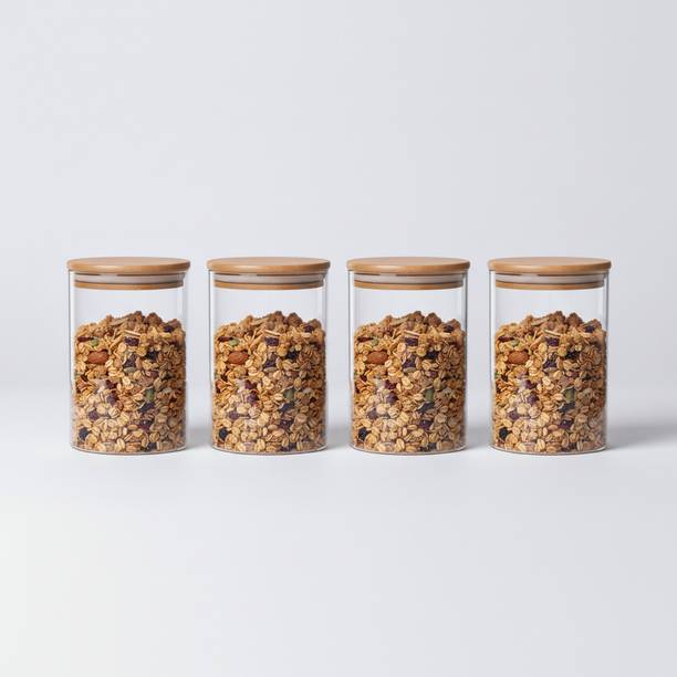 Ginoya Brothers Glass Grocery Container  - 520 ml