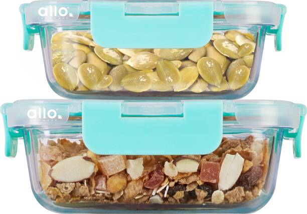 Allo Glass Fridge Container  - 185 ml, 370 ml