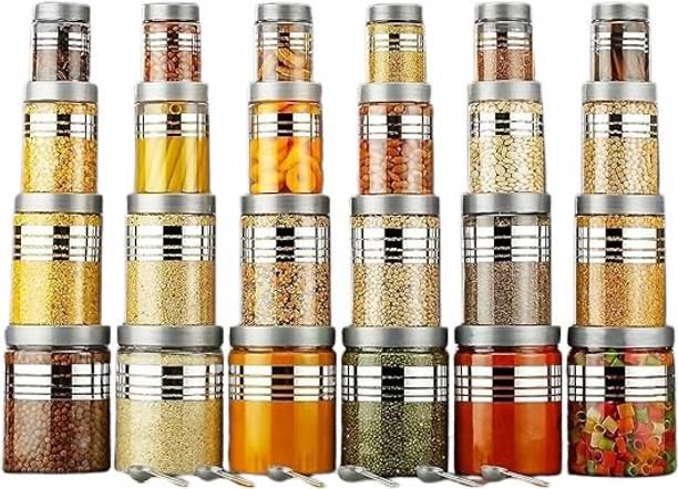 Amar Enterprise Plastic Grocery Container  - 1200 ml, 650 ml, 350 ml, 250 ml