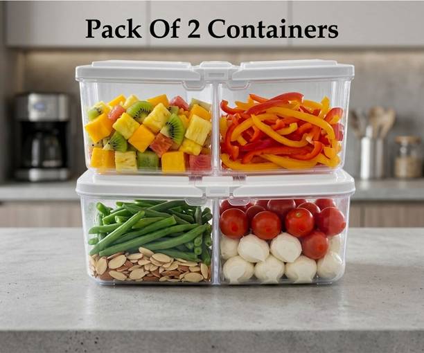 Girishaa Plastic Fridge Container  - 1500 ml