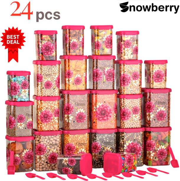 Snowberry Plastic Grocery Container  - 950 ml, 651 ml, 350 ml
