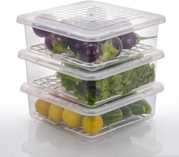 Angelware Plastic Fridge Container  - 2500 ml