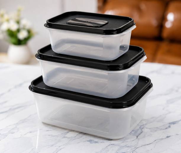 Easychoice Plastic Grocery Container  - 2000 ml, 1000 ml, 500 ml