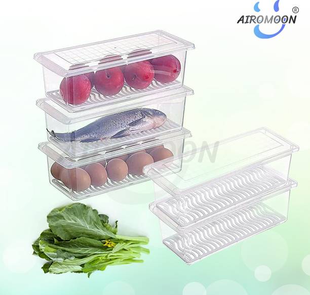 AIROMOON Plastic Fridge Container  - 1500 ml