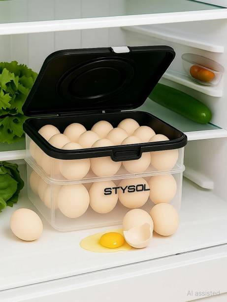 Stysol Plastic Egg Container  - 2 dozen