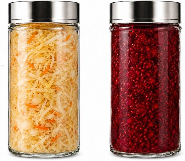 b7 Creations Glass Grocery Container  - 400 ml