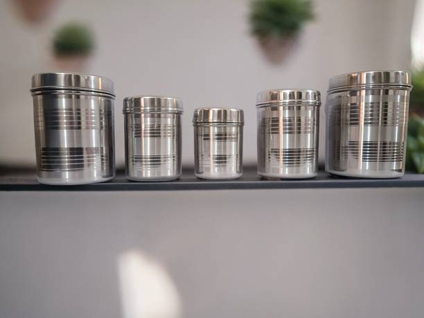 Tactware Steel Grocery Container  - 250 ml, 400 ml, 500 ml, 750 ml, 1000 ml