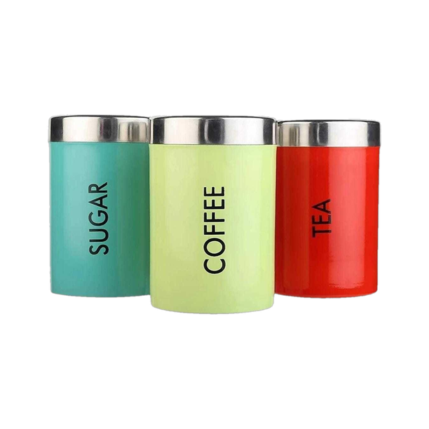 Flipkart SmartBuy Steel Tea Coffee & Sugar Container -...