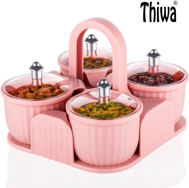 थिवा Multipurpose Masala Box for Kitchen Pickel Box,DryFruits Box,Storage Container. 1 पीस स्पाइस सेट