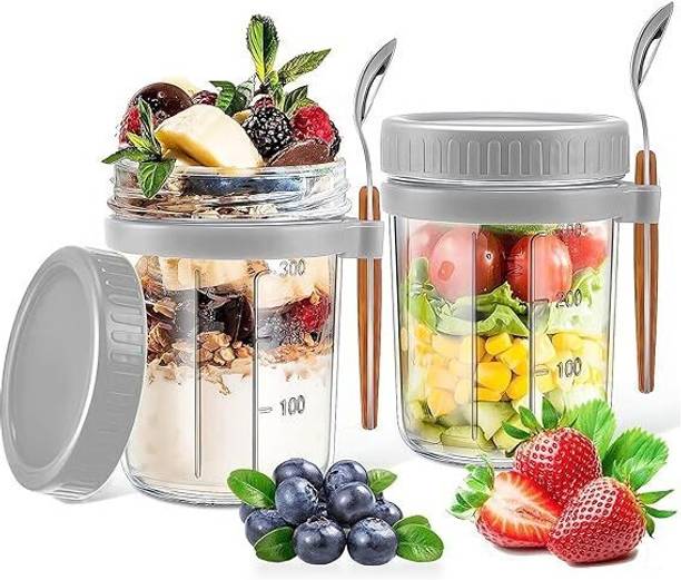 JIGSHTIAL Glass Utility Container  - 350 ml