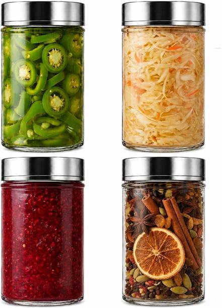 CLEVER KITCHEN Glass Grocery Container  - 400 ml
