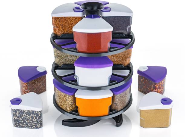 Cronus 360° Spice Jar Masala Jar Spice Box Masala Box Spice Container Masala Container  - 300 ml