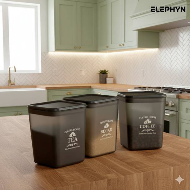 BE Plastic Tea Coffee & Sugar Container  - 900 ml