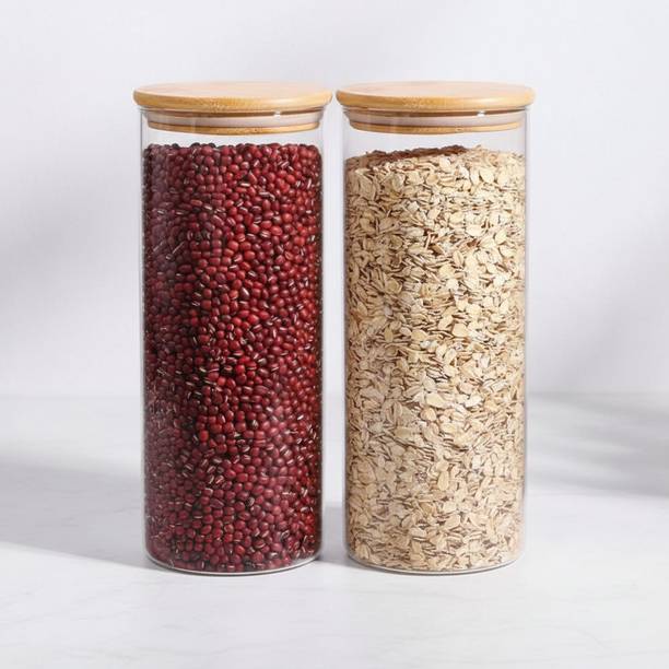 Ginoya Brothers Glass Grocery Container  - 900 ml