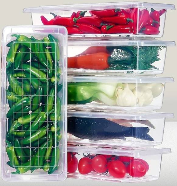 3D METRO SUPER STORE Plastic Fridge Container  - 1500 ml