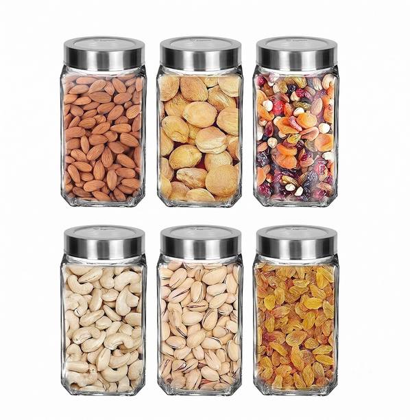 shree labh mart Glass Grocery Container  - 1000 ml