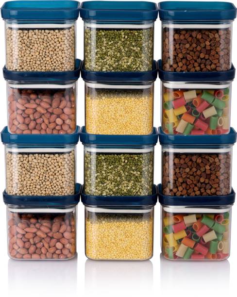 kitchkart Smart Buy Airtight & Unbreakable Kitchen Storage Container Set With Push up Lid - 550 ml प्लास्टिक ग्रोसरी कंटेनर