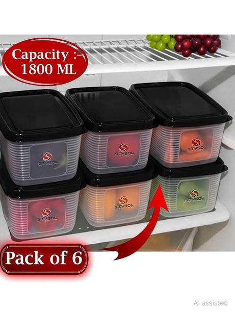 Stysol Plastic Fridge Container  - 1000 ml