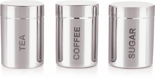 ATROCK Stainless Steel Tea Coffee & Sugar Container - ...