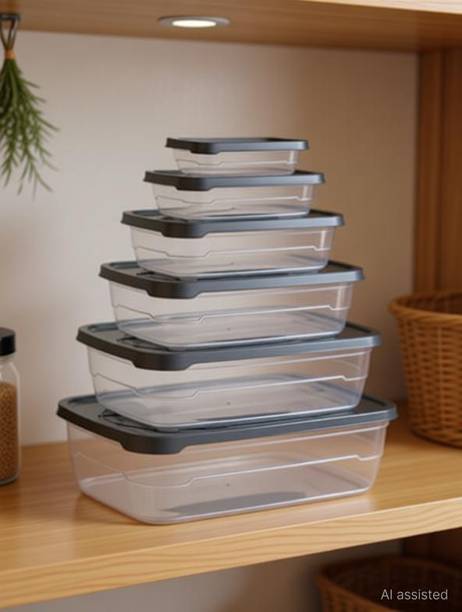 HouseOfCommon Plastic Grocery Container  - 225 ml, 325 ml, 650 ml, 1250 ml, 2200 ml, 3500 ml