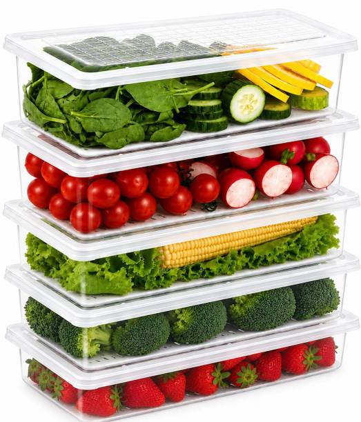 HomeKitechen Polypropylene Fridge Container  - 1500 ml