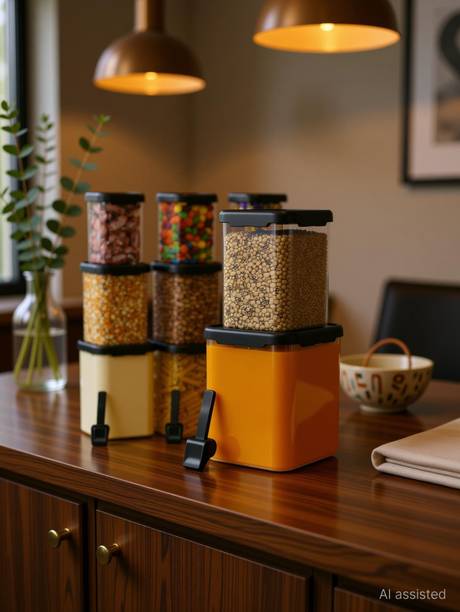 Defex Plastic Grocery Container  - 900 ml, 650 ml, 350 ml