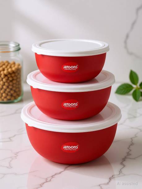 Jensons Steel Grocery Container  - 600 ml, 800 ml, 1300 ml
