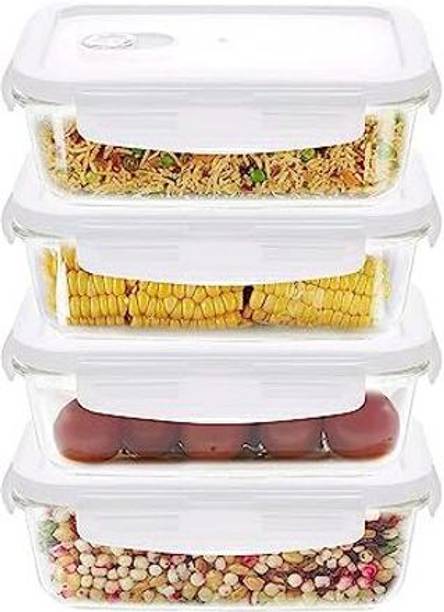 Femora Glass Fridge Container  - 400 ml