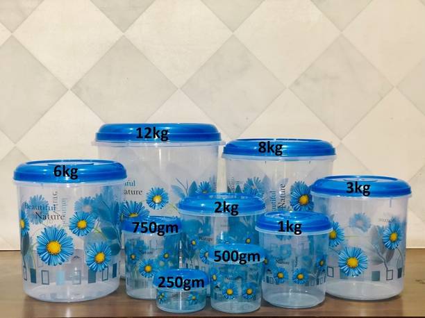 Veksin Glass Grocery Container  - 250 ml, 500 ml, 750 ml, 1000 ml, 2000 ml, 3000 ml, 6000 ml, 8000 ml, 12000 ml