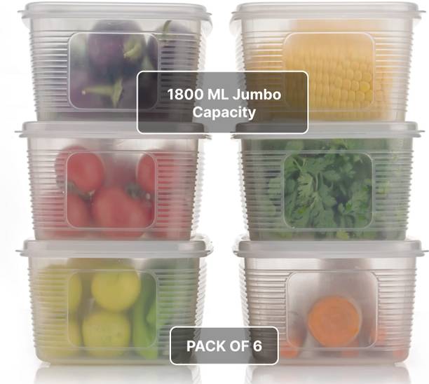 Ekara Plastic Fridge Container  - 1800 ml
