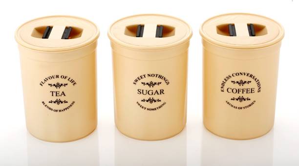 Auraa Plastic Tea Coffee & Sugar Container  - 850 ml
