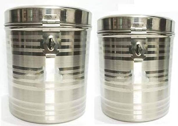 AR Enterprise Stainless Steel Grocery Container - 5 kg, 7 kg