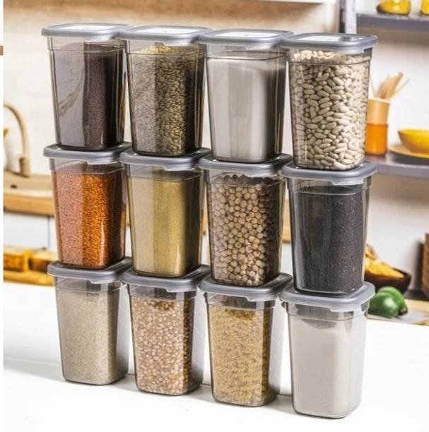 Mataiva 1200 ML Square Airtight Storage Jar and Container organizer kitchen containers  - 1200 ml