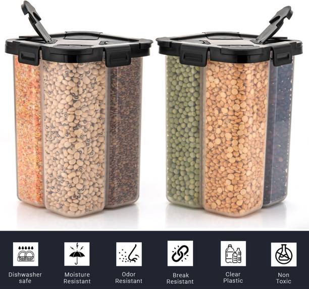 Snowberry Plastic Grocery Container  - 2500 ml