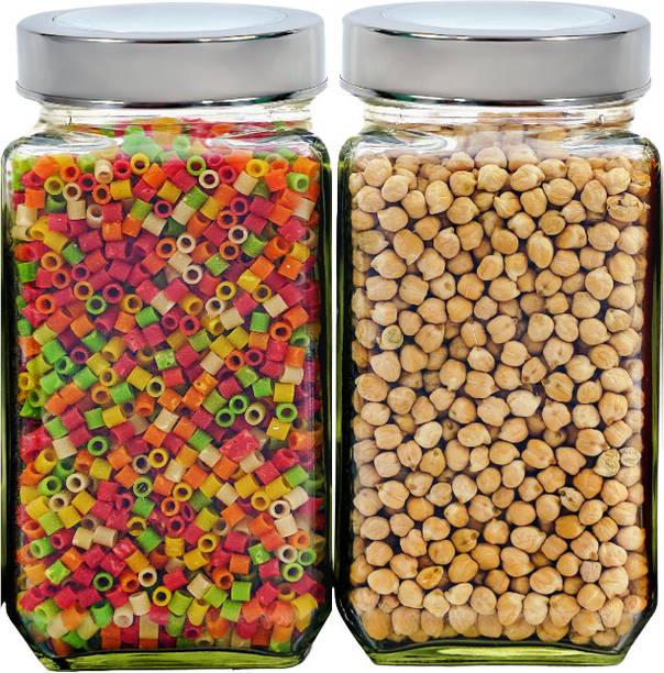 Skyper Glass Grocery Container  - 1100 ml