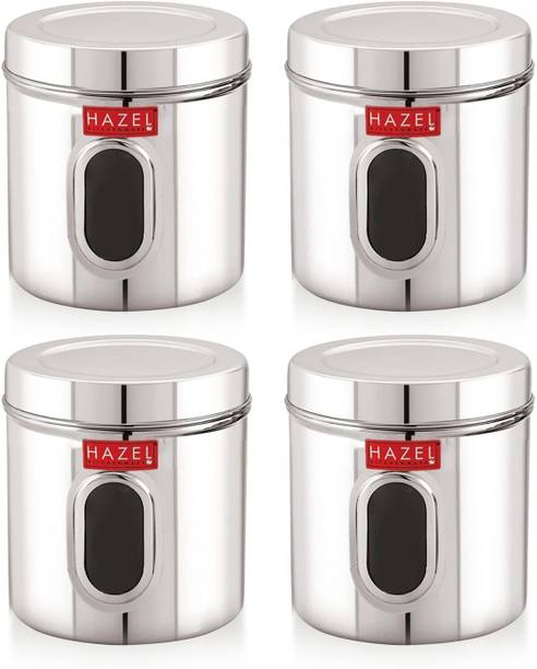 HAZEL Steel Container for Kitchen Storage Transparent Kitchen Storage Containers  - 1400 ml
