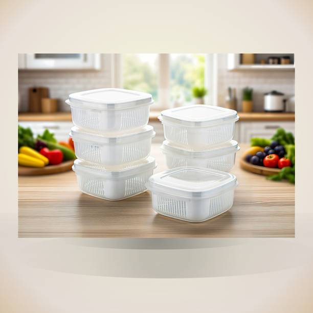 Zubix Plastic Fridge Container  - 600 ml
