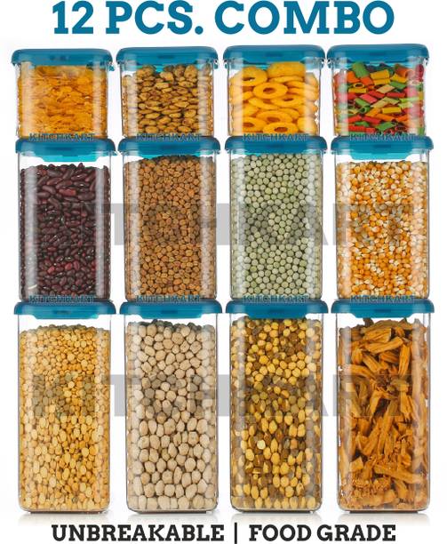 kitchkart Smart Buy 100% Unbreakable and Airtight Kitchen Storage Container Set  - 550 ml, 1200 ml, 1500 ml