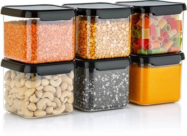 Quickmart 100% Unbreakable Air Tight Modular Kitchen Plastic Storage Containers Jars 500ml  - 500 ml