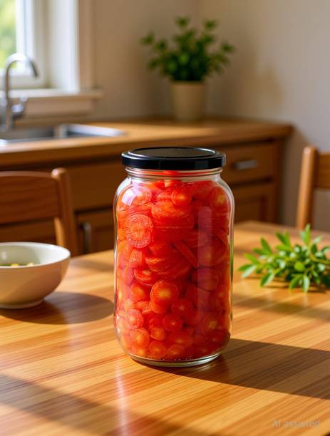 Skyper Glass Grocery Container - 1100 ml