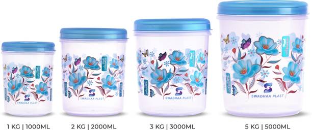 Sentricus Plastic Grocery Container  - 1000 ml, 2000 ml, 3000 ml, 5000 ml