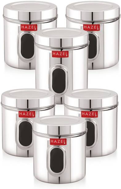 HAZEL Steel Container for Kitchen Storage Transparent Kitchen Storage Containers  - 1400 ml