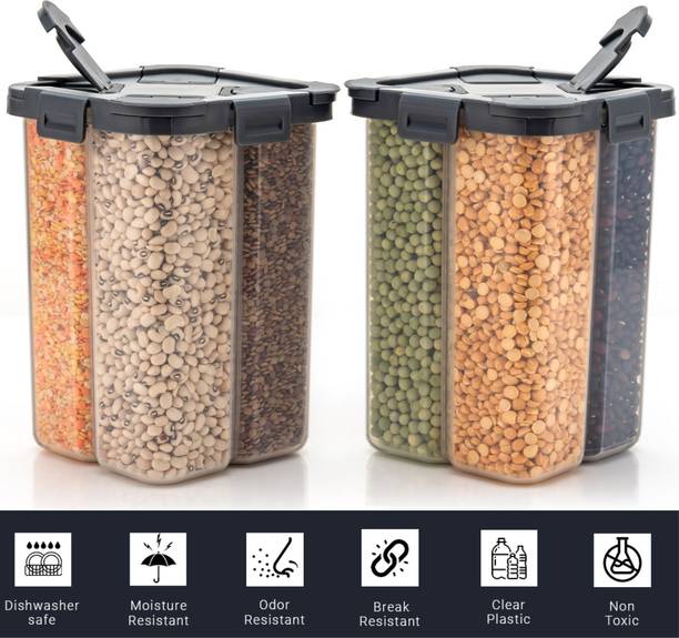 Snowberry Plastic Grocery Container  - 2500 ml