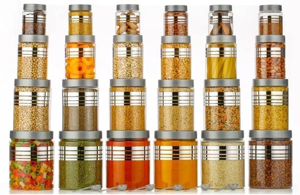 NORVIUM Plastic Grocery Container  - 1200 ml, 650 ml, 350 ml, 250 ml