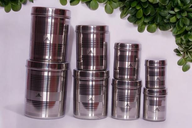 Tactware Stainless Steel Grocery Container  - 2100 ml, 1750 ml, 1250 ml, 1000 ml, 800 ml, 500 ml, 350 ml, 200 ml