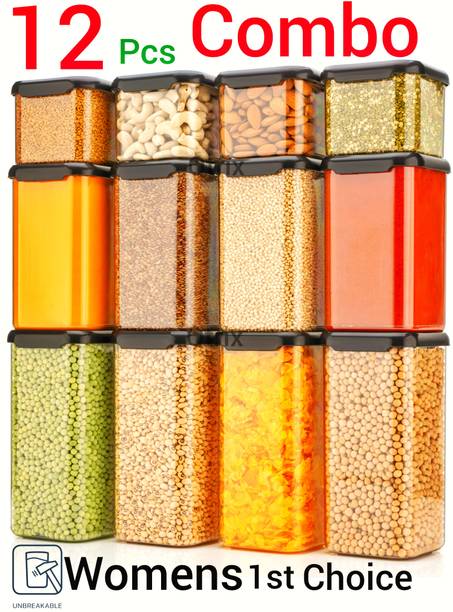 Womens 1st Choice Unbreakable Premium Plastic Containers Combo Set  - 500 ml, 1100 ml, 1500 ml