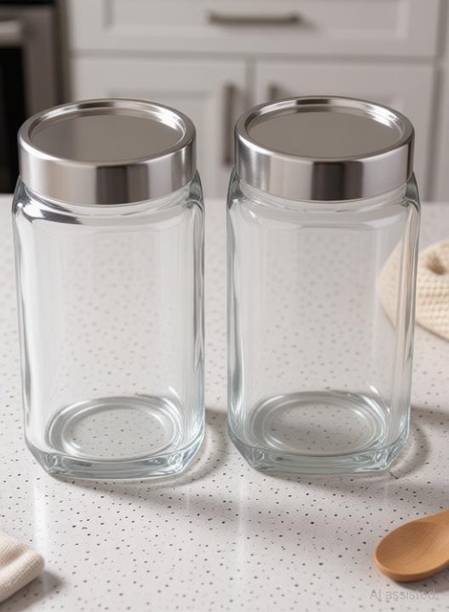 cello Glass Grocery Container  - 1000 ml