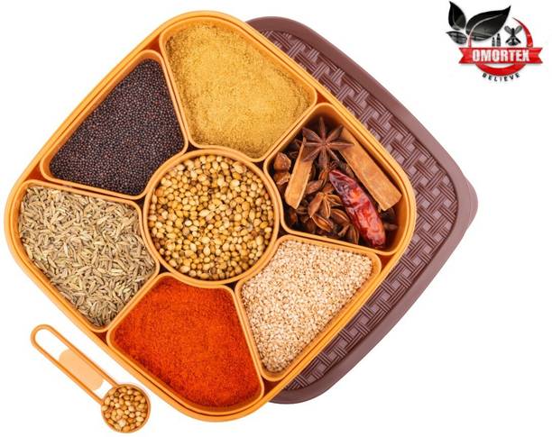 OMORTEX Hot Selling Stylish Masala Box and Spice Container For Kitchen  - 140 ml